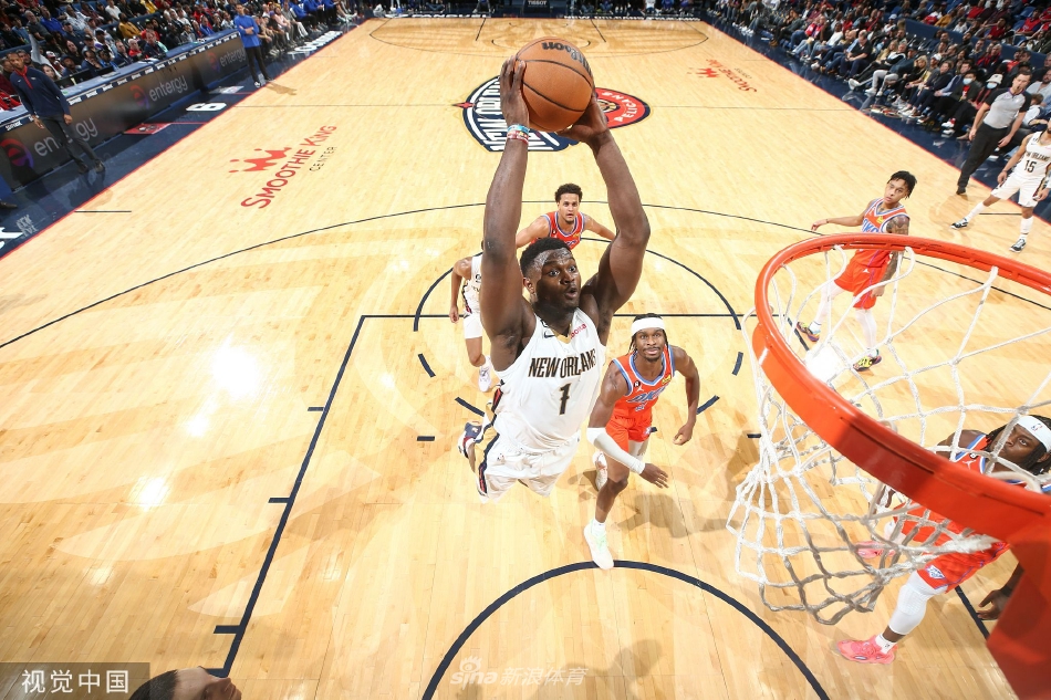 [NBA]鹈鹕105-101险胜雷霆 锡安23+8+8