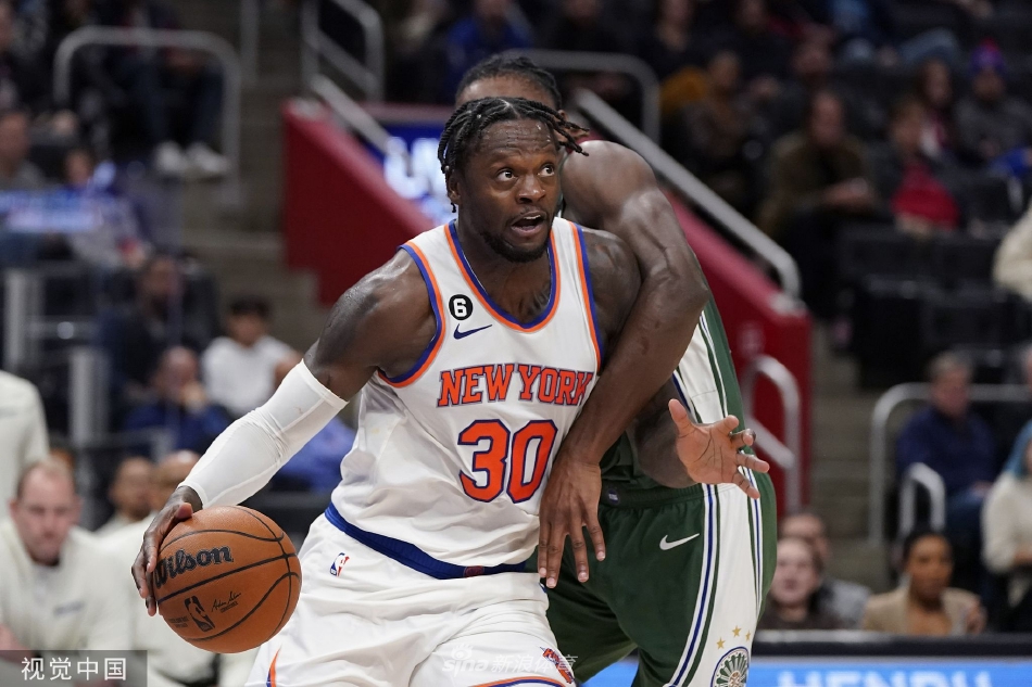 [NBA]尼克斯140-110送活塞 兰德尔36+7+5巴雷特16分