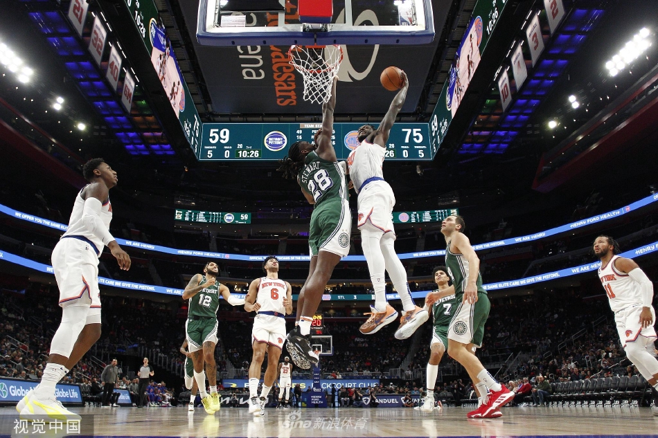 [NBA]尼克斯140-110送活塞 兰德尔36+7+5巴雷特16分