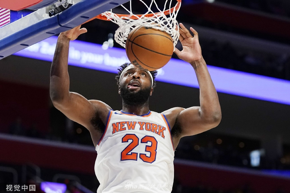 [NBA]尼克斯140-110送活塞 兰德尔36+7+5巴雷特16分