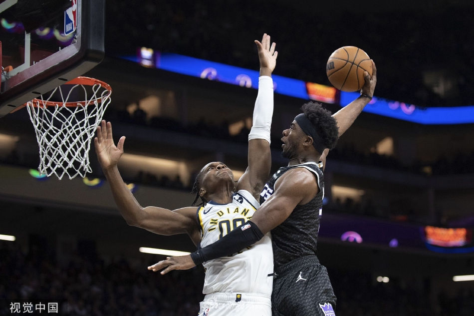 [NBA]国王137-114大胜步行者 巴恩斯22分蒙克20+4+6