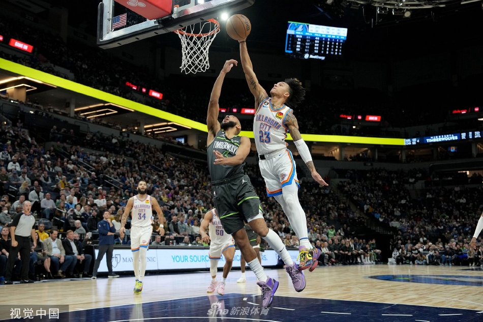 [NBA]雷霆135-128森林狼 亚历山大33分