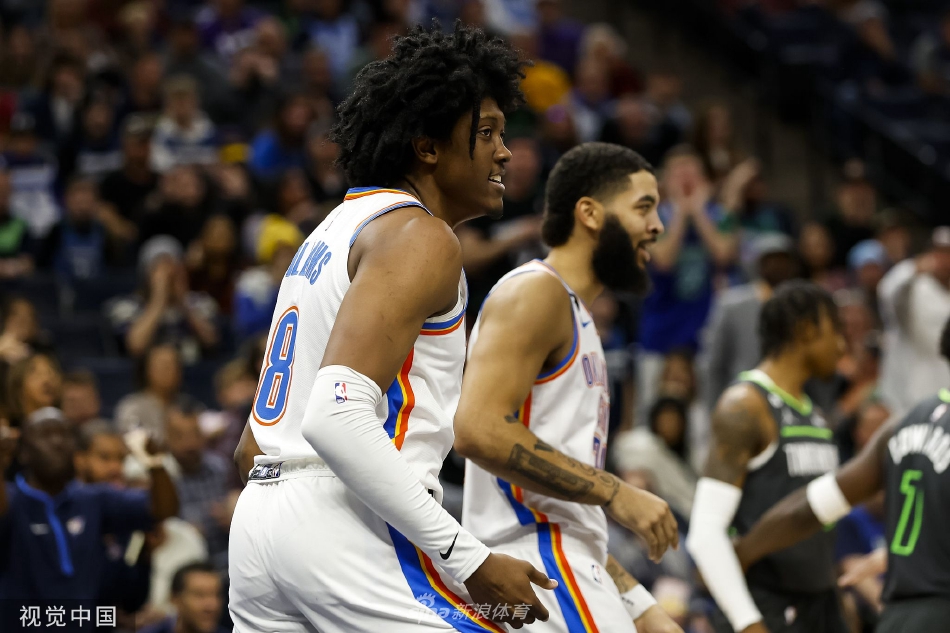 [NBA]雷霆135-128森林狼 亚历山大33分