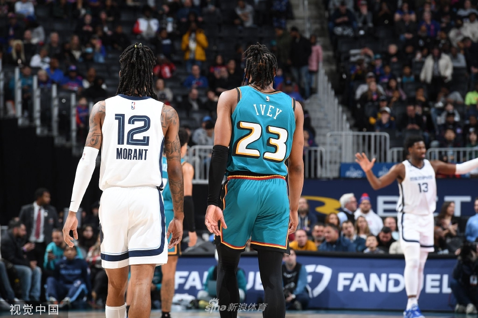 [NBA]灰熊122-112力克活塞 莫兰特33+10狄龙22分