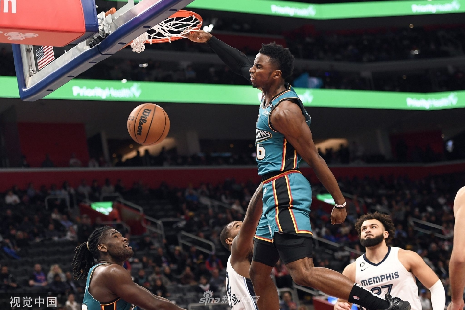 [NBA]灰熊122-112力克活塞 莫兰特33+10狄龙22分