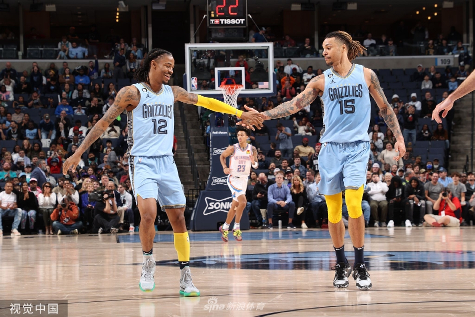 [NBA]灰熊123-102雷霆 莫兰特26+13+11狄龙24分