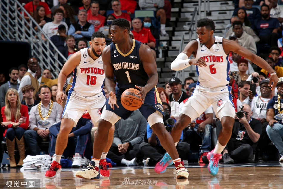 [NBA]鹈鹕104-98活塞 锡安29+10+5瓦兰14+12