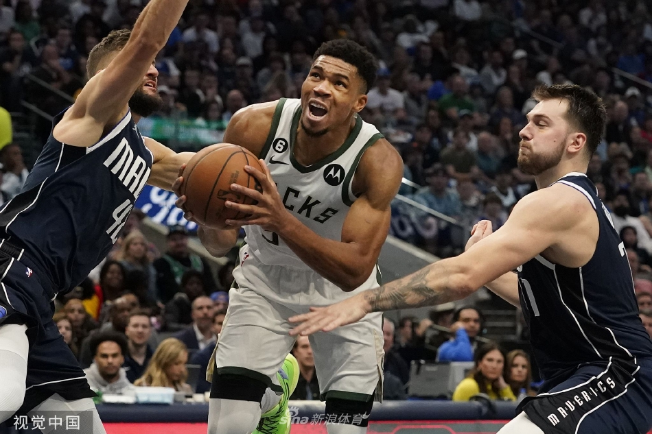 [NBA]雄鹿106-105胜独行侠 字母28+10东契奇33+11