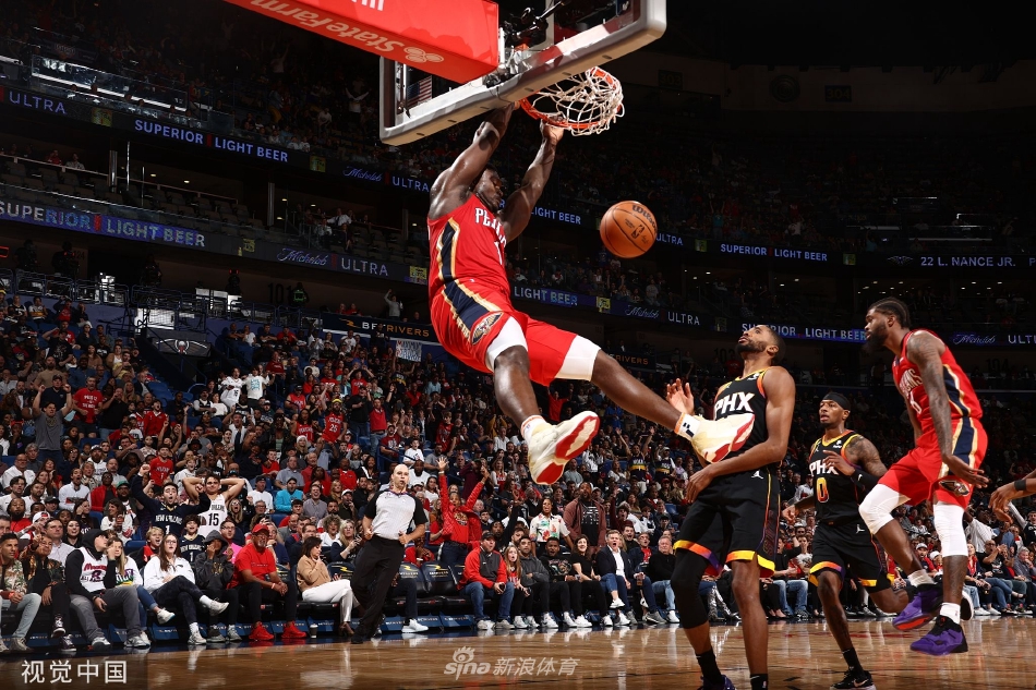 [NBA]鹈鹕128-117力克太阳 锡安35+7