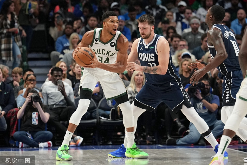 [NBA]雄鹿106-105胜独行侠 字母28+10东契奇33+11