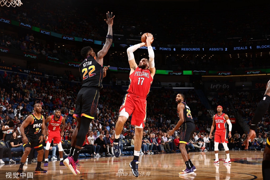 [NBA]鹈鹕128-117力克太阳 锡安35+7