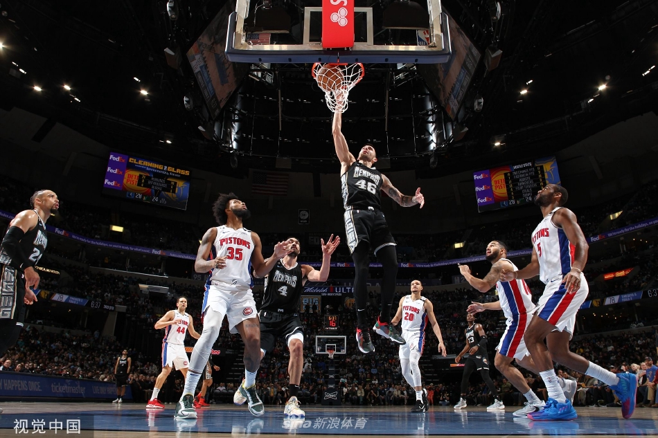 [NBA]灰熊114-103击败活塞