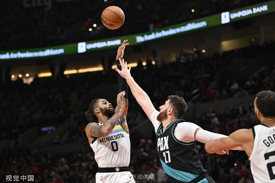 [NBA]开拓者124-118森林狼 利拉德36+8西蒙斯31分