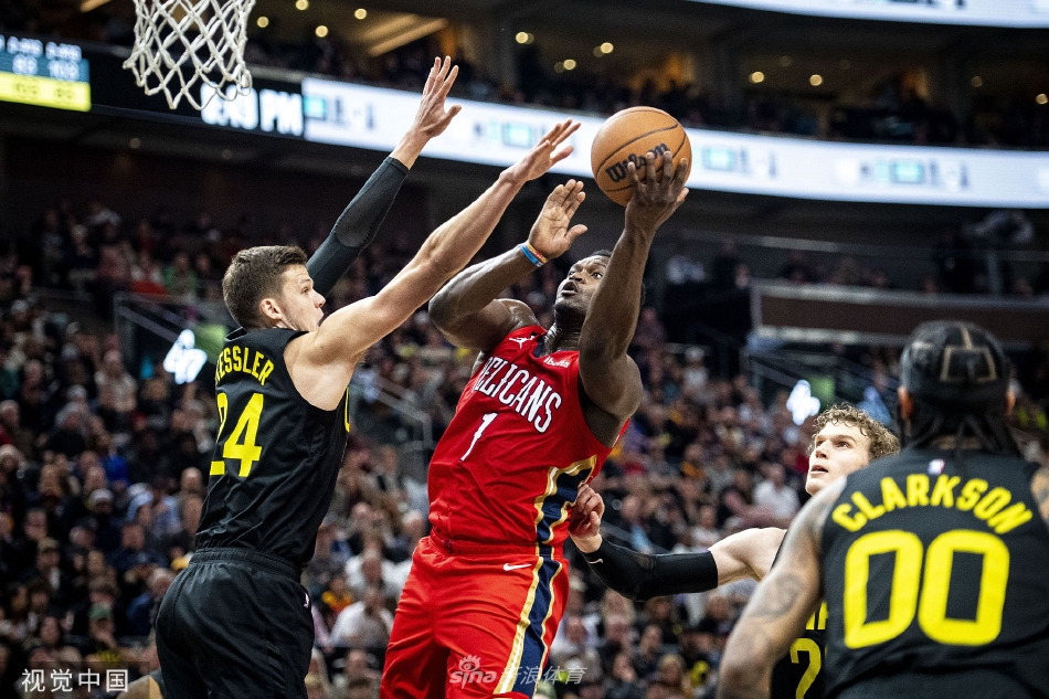 [NBA]爵士121-100鹈鹕 比斯利21分