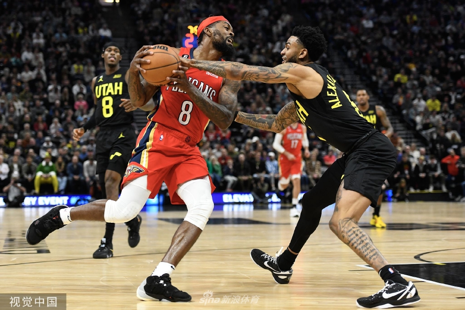 [NBA]爵士121-100鹈鹕 比斯利21分