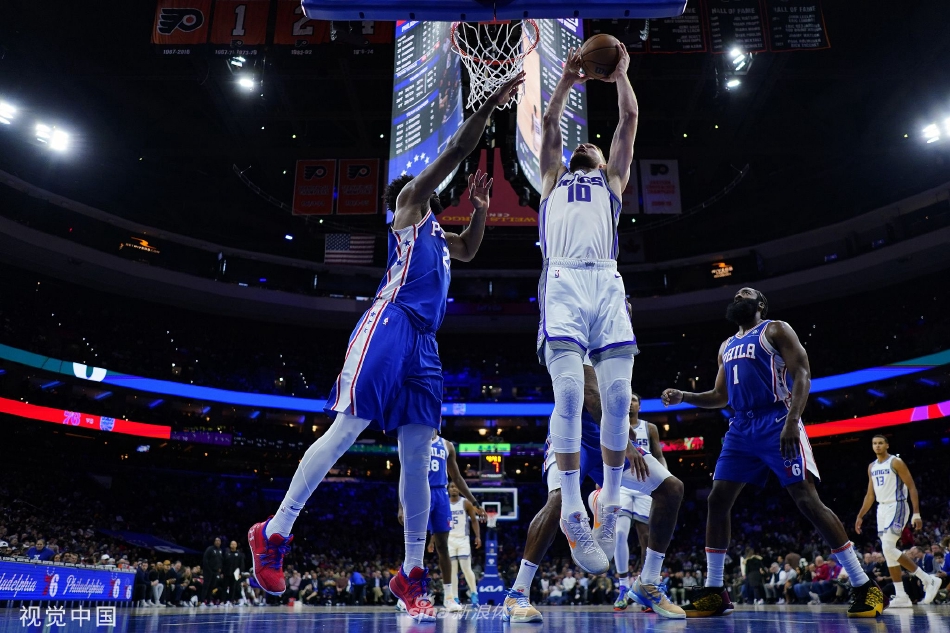 [NBA]76人123-103大胜国王 恩比德31分哈登21+15