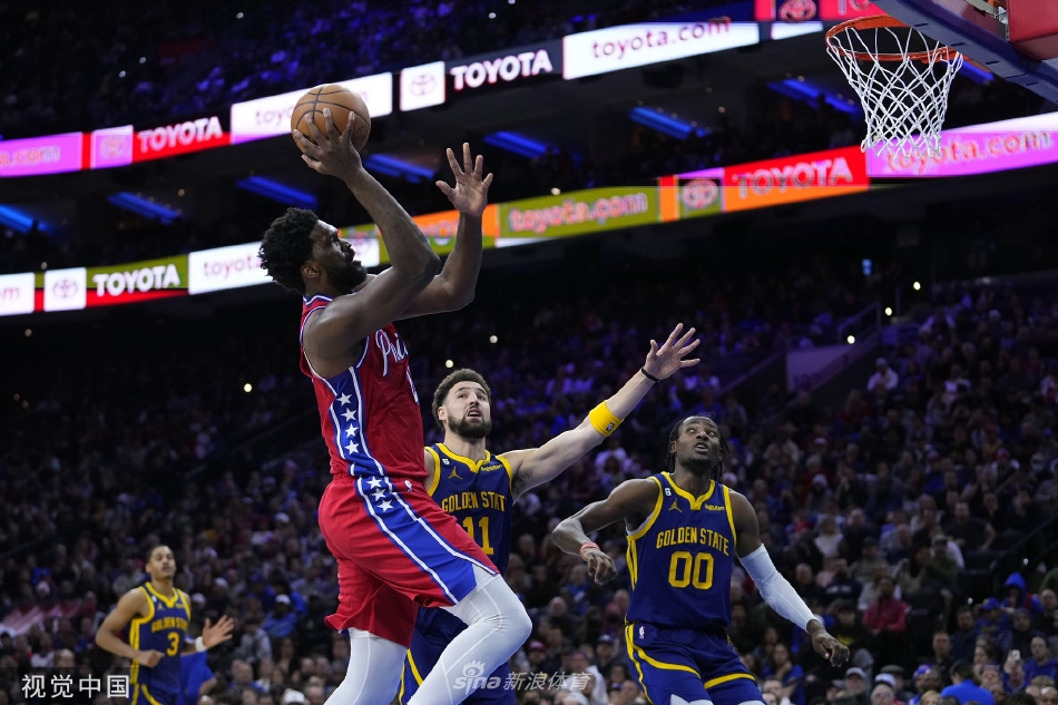 [NBA]76人118-106勇士 库里缺阵恩比德34+13
