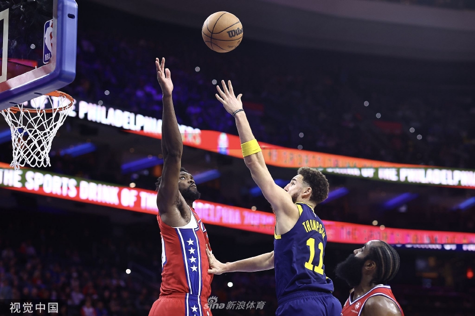 [NBA]76人118-106勇士 库里缺阵恩比德34+13