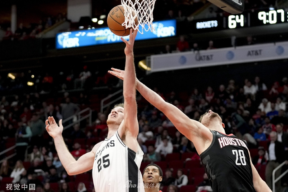 [NBA]马刺124-105火箭 瓦塞尔26分