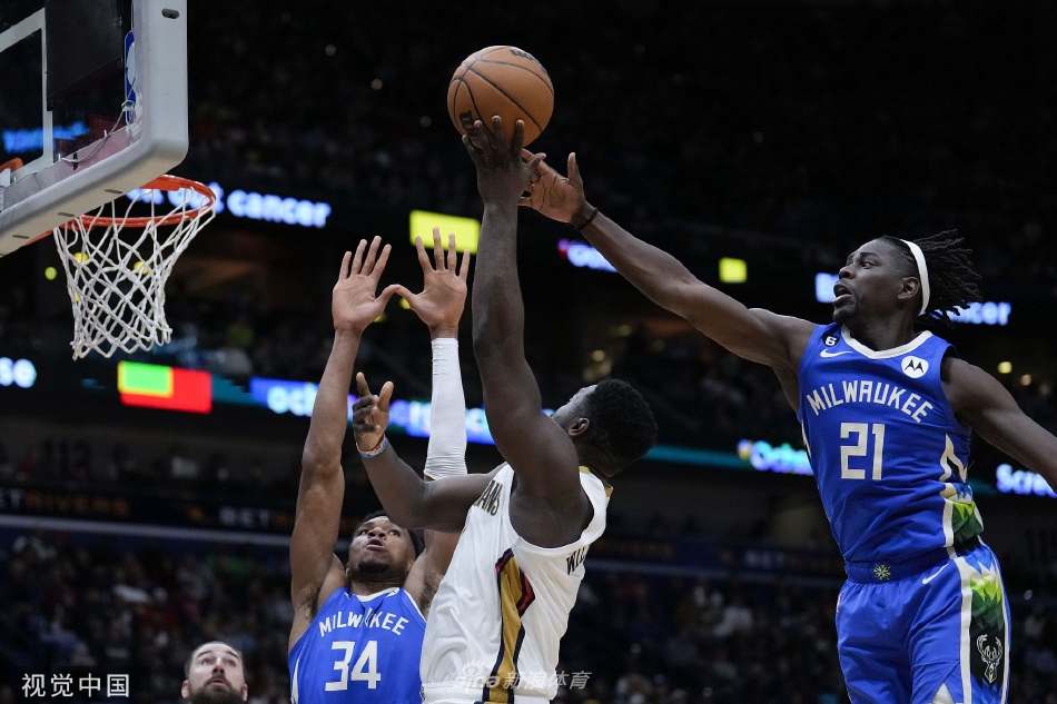 [NBA]雄鹿128-119鹈鹕 字母哥42+10