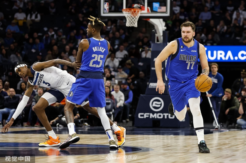 [NBA]独行侠106-116森林狼 东契奇被驱逐