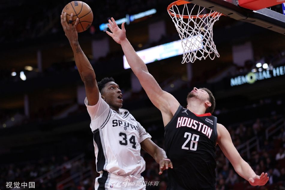 [NBA]马刺124-105火箭 瓦塞尔26分