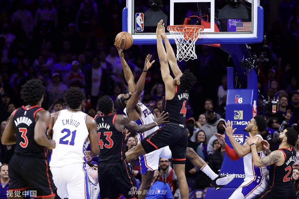 [NBA]猛龙101-104费城76人