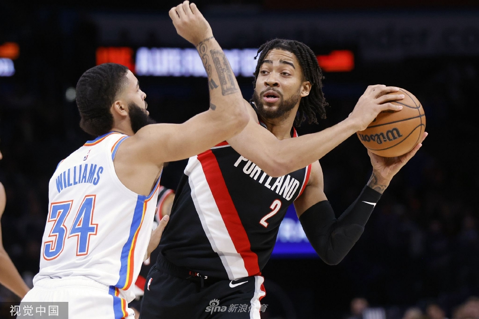 [NBA]开拓者98-101雷霆 亚历山大27分