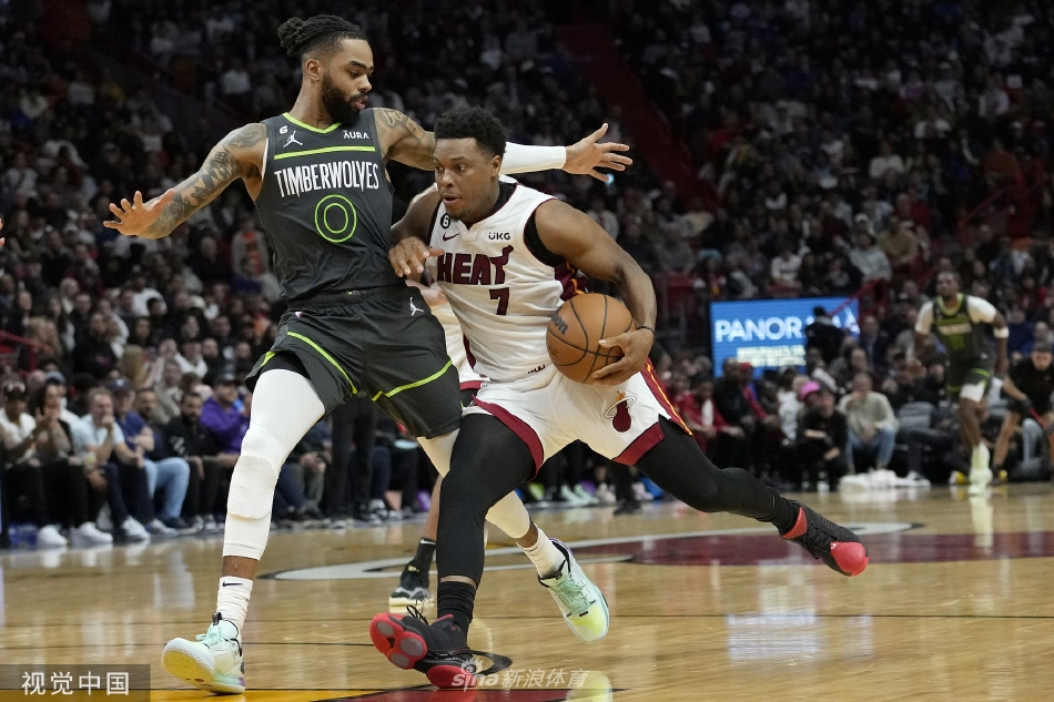 [NBA]森林狼110-113不敌热火 爱德华兹空砍29分