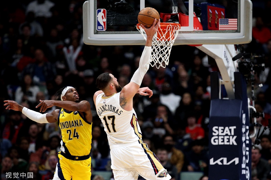 [NBA]鹈鹕113-93步行者 马绍尔22分瓦兰20+12