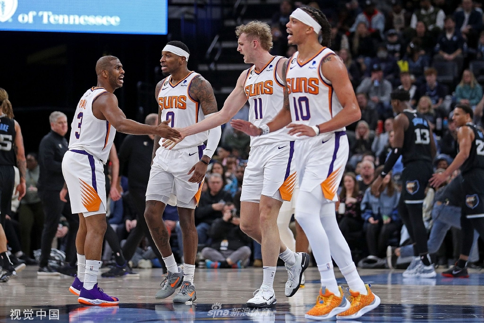 [NBA]太阳125-108轻取灰熊