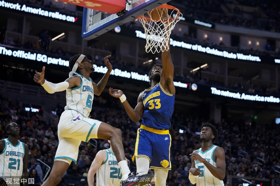 [NBA]勇士110-105险胜黄蜂 克莱29+5