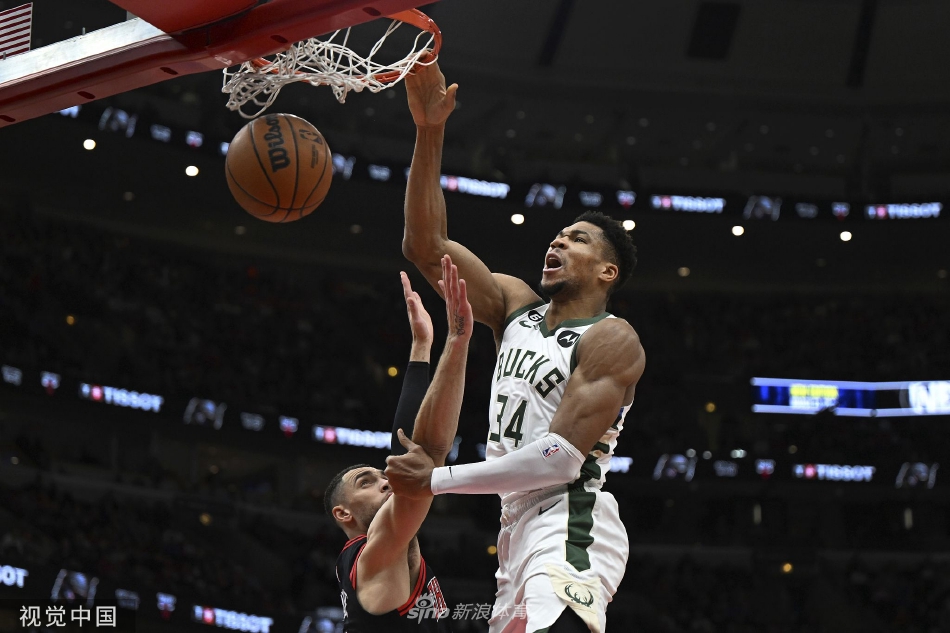 [NBA]公牛119-113雄鹿 字母哥空砍45分