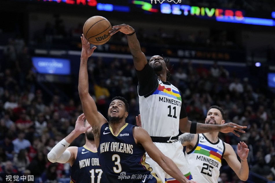 [NBA]鹈鹕119-118险胜森林狼 锡安轰43分