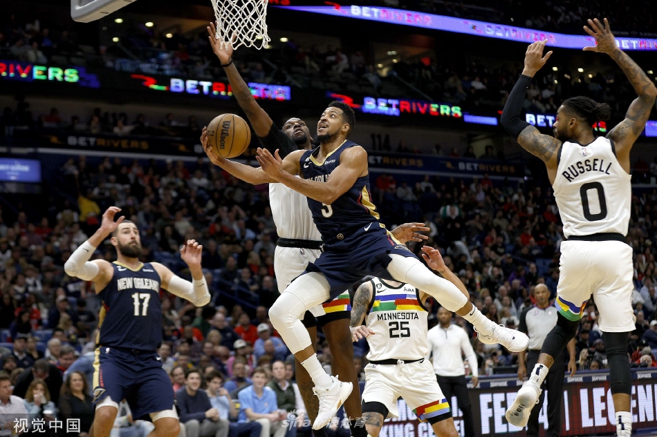 [NBA]鹈鹕119-118险胜森林狼 锡安轰43分