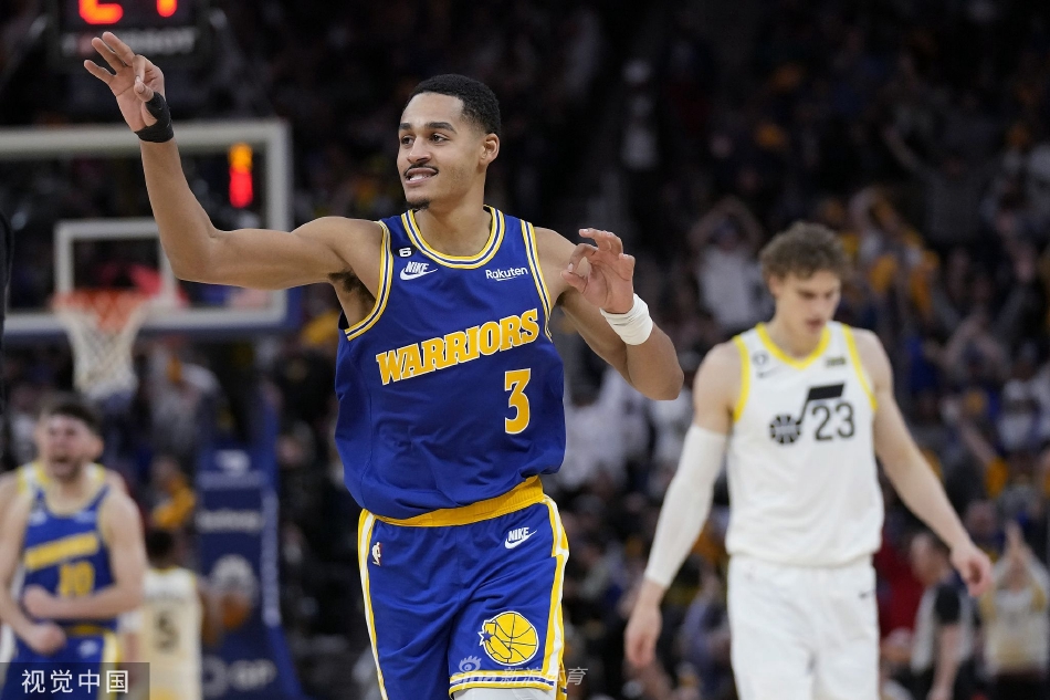 [NBA]勇士112-107逆转爵士 普尔26分