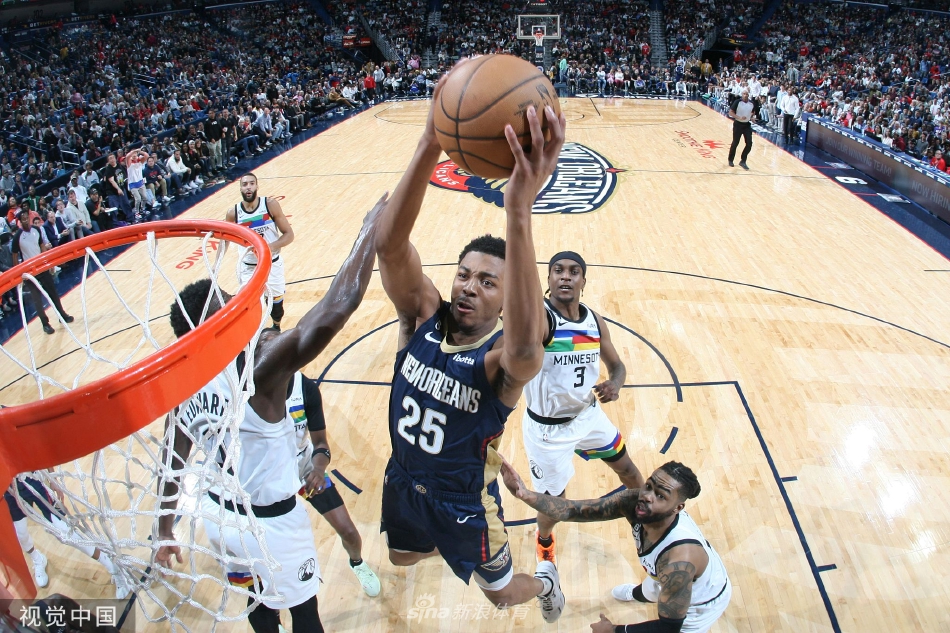 [NBA]鹈鹕119-118险胜森林狼 锡安轰43分