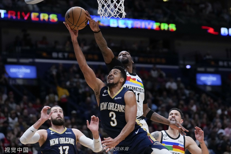 [NBA]鹈鹕119-118险胜森林狼 锡安轰43分