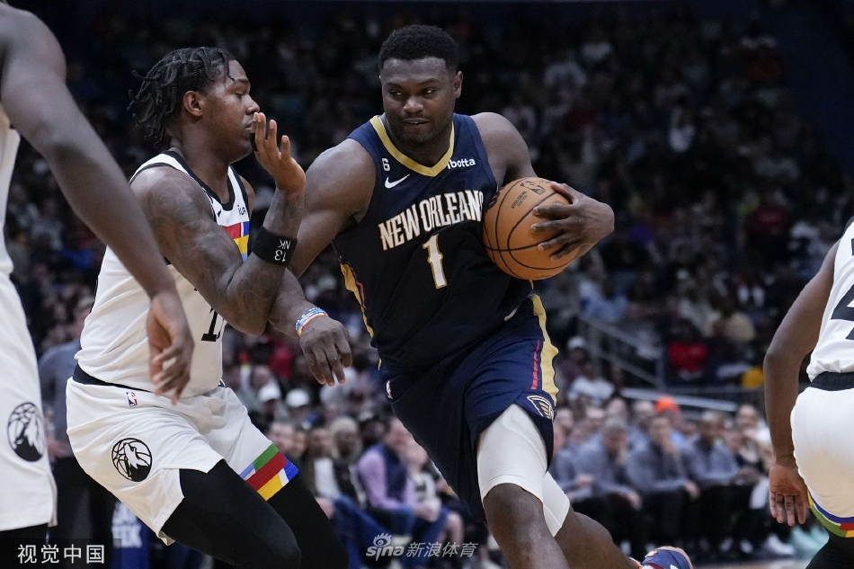 [NBA]鹈鹕119-118险胜森林狼 锡安轰43分