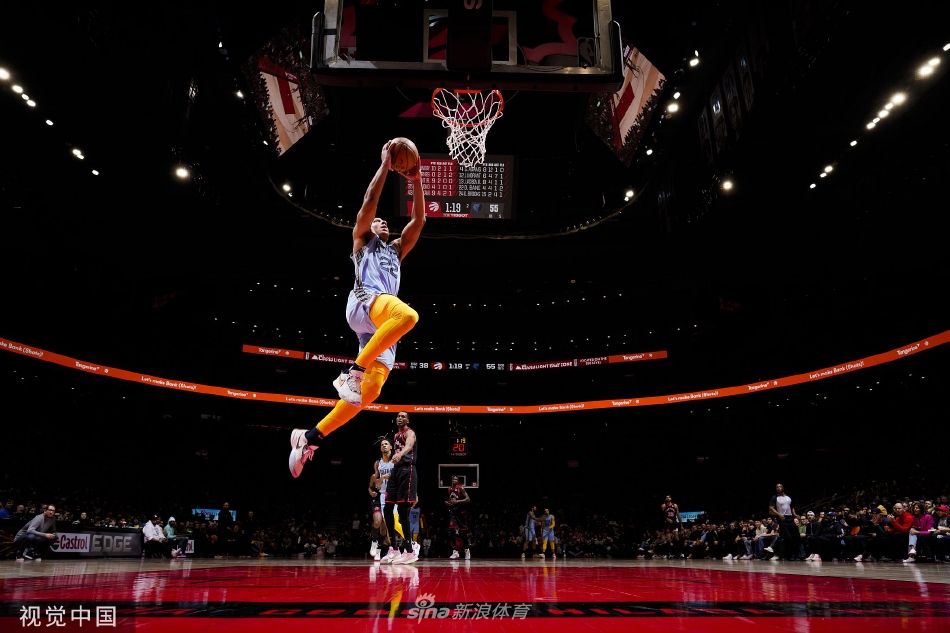 [NBA]灰熊119-106大胜猛龙 莫兰特19+17