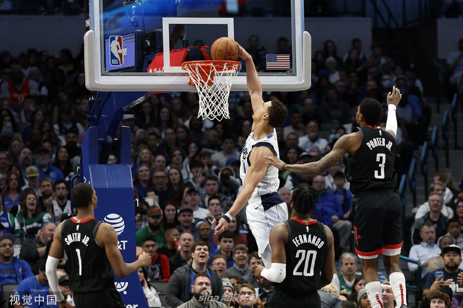 [NBA]独行侠129-114火箭 东契奇大三双