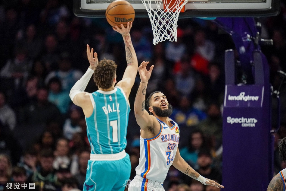 [NBA]黄蜂主场121-113险胜雷霆 鲍尔27+10+9