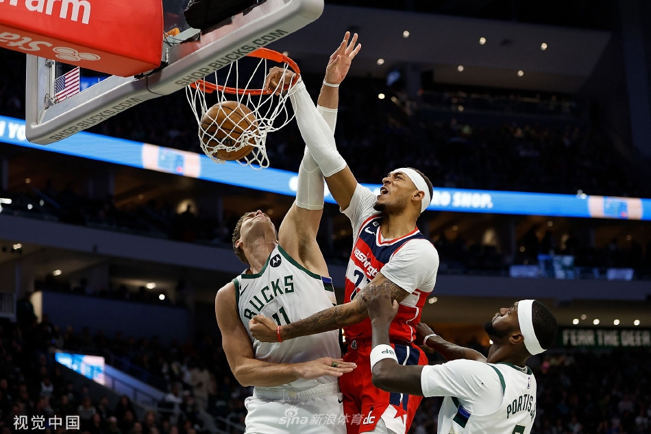 [NBA]奇才118-95大胜雄鹿 八村C26分库兹马三双