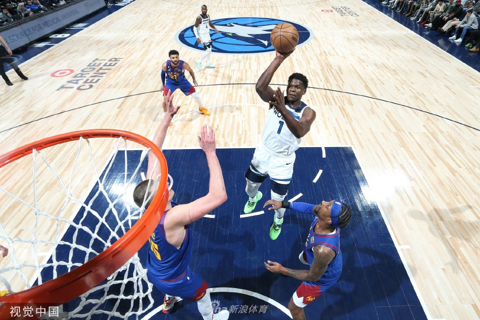 [NBA]森林狼124-111克掘金 爱德华兹29+10