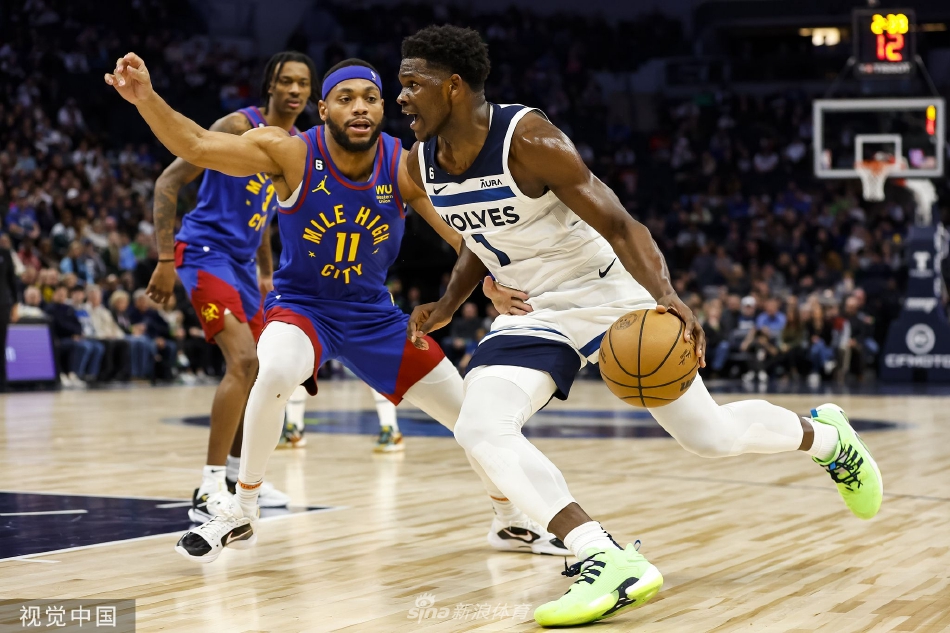 [NBA]森林狼124-111克掘金 爱德华兹29+10