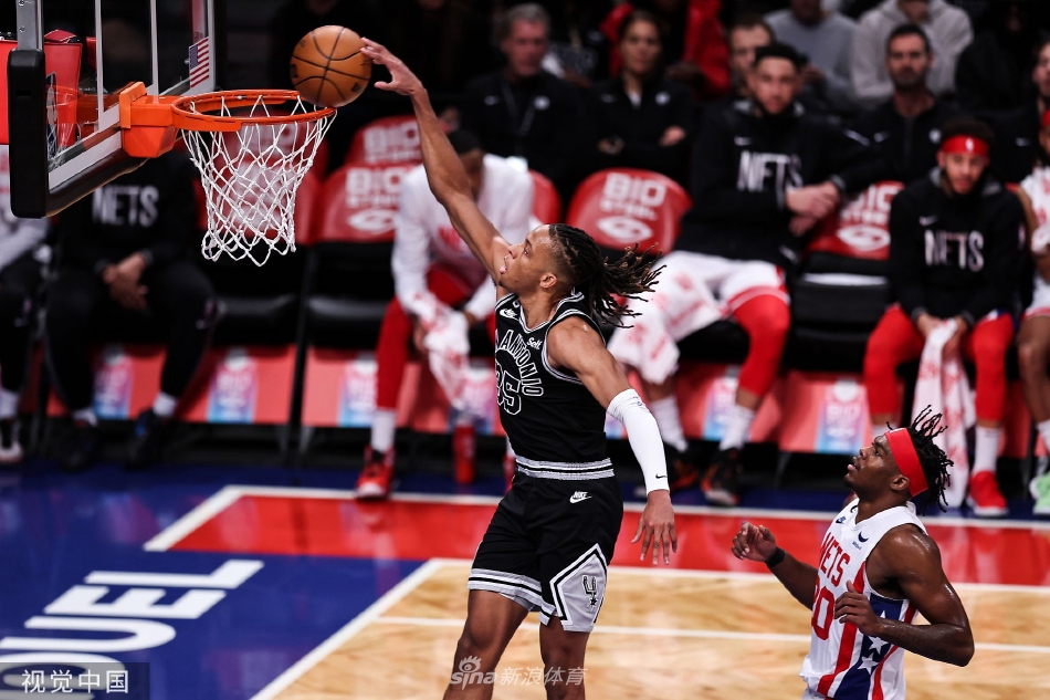 [NBA]篮网139-103大胜马刺 欧文27+8