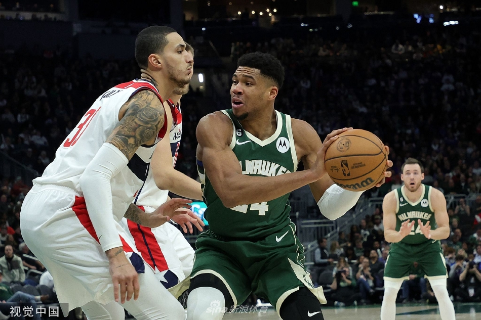 [NBA]雄鹿123-113终结奇才 字母哥55+10+7