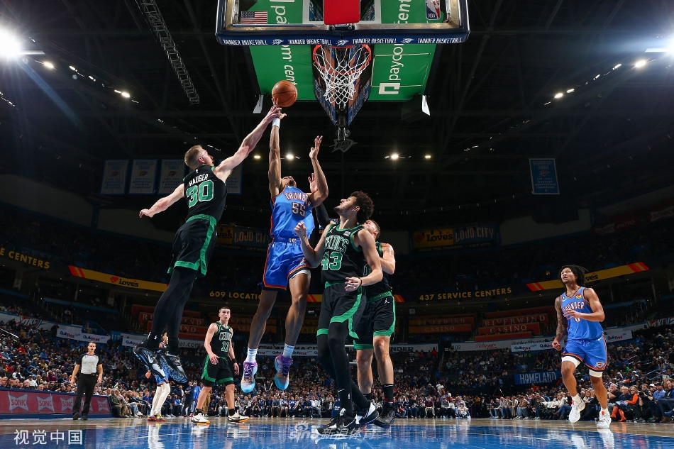 [NBA]雷霆150-117大胜绿军 双探花56分