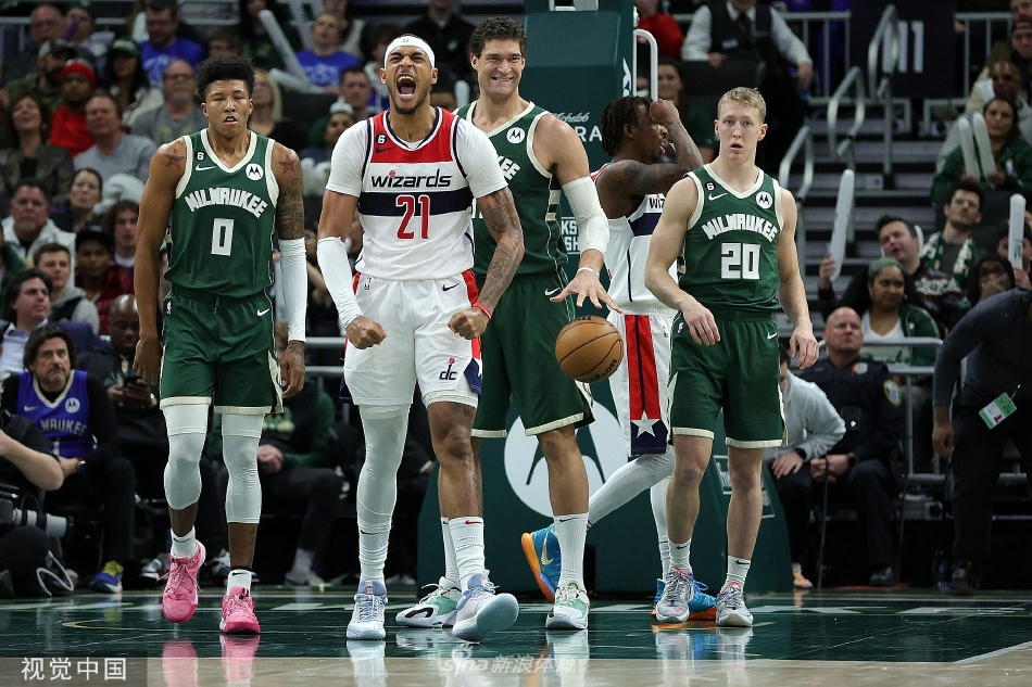 [NBA]雄鹿123-113终结奇才 字母哥55+10+7