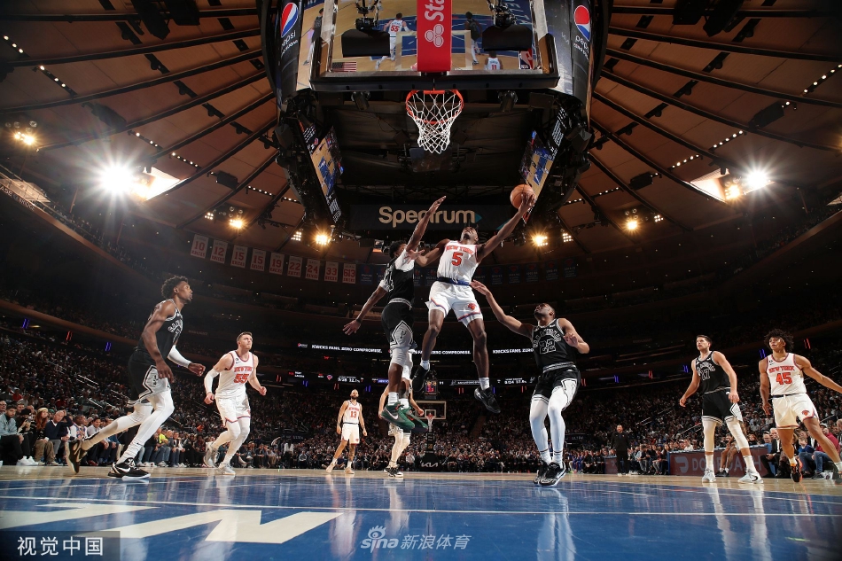 [NBA]尼克斯117-114马刺 布伦森38分